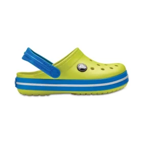 Crocband Clogs met ronde neus “Yellow Blue”