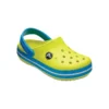 Crocband Clogs met ronde neus “Yellow Blue”