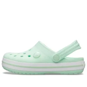 Crocband Clogs “Mintgroen Wit”