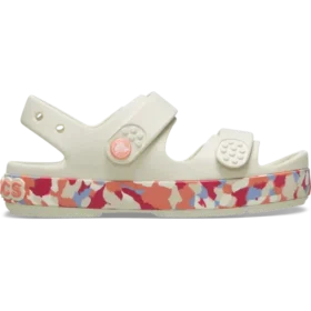 Crocband™ Cruiser Glow Confetti-band-Sandal voor kinderen.