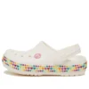 Crocband Gem Band-Clogs “White Multi”