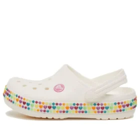 Crocband Gem Band-Clogs “White Multi”