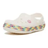 Crocband Gem Band-Clogs “White Multi”