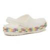 Crocband Gem Band-Clogs “White Multi”