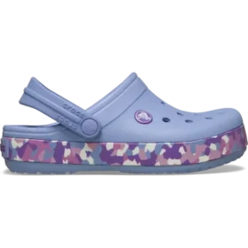 Crocband Glow Confetti Band-Clog voor kinderen