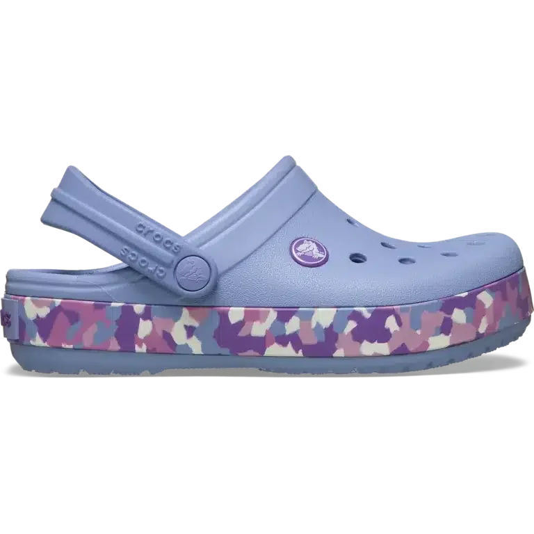 Crocband Glow Confetti Band-Clog voor kinderen Crocband Glow Confetti Band-Clog voor kinderen