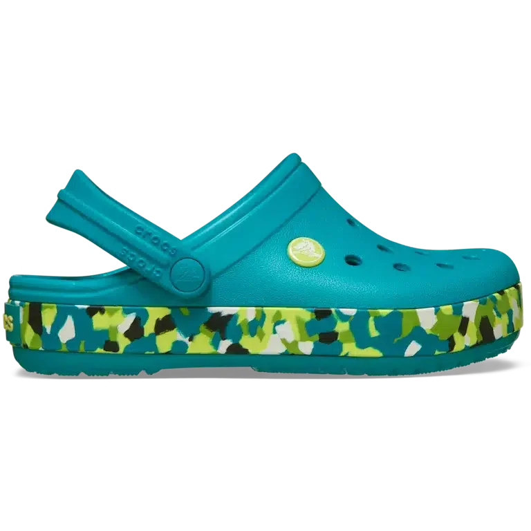 Crocband Glow Confetti Band-Clog voor kinderen Crocband Glow Confetti Band-Clog voor kinderen