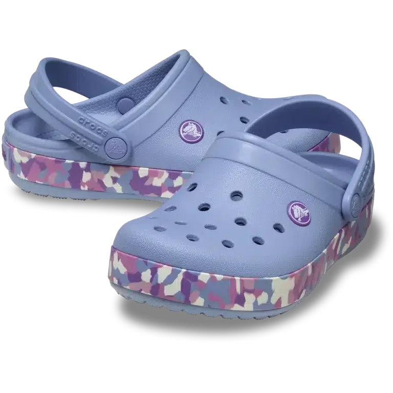 Crocband Glow Confetti Band-Clog voor kinderen Crocband Glow Confetti Band-Clog voor kinderen