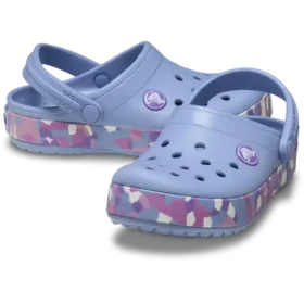 Crocband Glow Confetti Band-Clog voor peuters