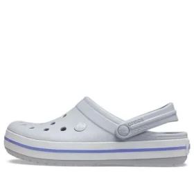 Crocband lichtgewicht, slijtvaste unisex grijze Sandalen