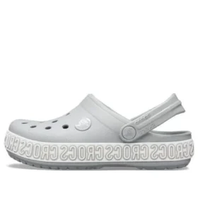 Crocband Logo Mania Clogs “Grijs Zilver”
