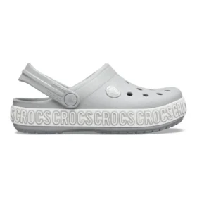 Crocband Logo Mania Clogs “Grijs Zilver”