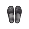 Crocband Platform-slippers “Black Grey White”