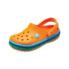 Crocband Rainbow Band Clogs “Oranje Blauw”