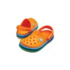 Crocband Rainbow Band Clogs “Oranje Blauw”