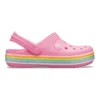 Crocband Rainbow Glitter-Clogs “Roze”