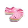 Crocband Rainbow Glitter-Clogs “Roze”