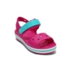 Crocband-sandalen met riemsluiting “Pink Blue”