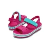 Crocband-sandalen met riemsluiting “Pink Blue”