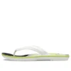 Crocband Teenslippers “Wit Groen Zwart”