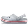 Crocband Varsity-Clogs “Grijs-rood”