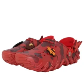 Crocs x BAPE Echo RO Clog “Red Camo”