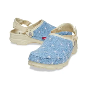 Crocs x Levi’s Sashiko All-Terrain Clog “Bone Blue”