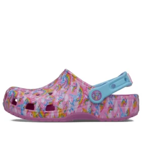 Crocs x Lisa Frank Classic Clogs “Pink Blue”