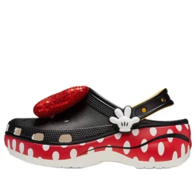 Crocs x Minnie Mouse klassieke Platform Clogs “Zwart Rood Wit”