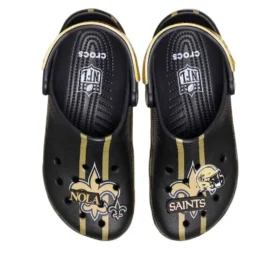 Crocs x NFL Classic Clog New Orleans Saints “Black Gold”