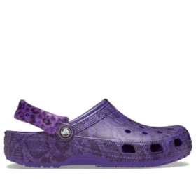 Crocs x Stray Rats Classic Clog “Ultraviolet Snakeskin”