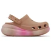 Crush Color Dip-Clogs “Tan Pink”