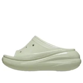 Crush High Shine Slides “Light Green”