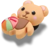 Cutie Beach Bear Jibbitz™ bedels