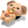 Cutie Ice Cream Puppy Jibbitz™ bedels