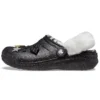 Disco Classic Gevoerde Disco Glitter Clogs “Zwart Wit”