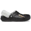 Disco Classic Gevoerde Disco Glitter Clogs “Zwart Wit”