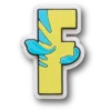 Disney-figuren met de letter F Jibbitz™-bedels Disney-figuren met de letter F Jibbitz™-bedels