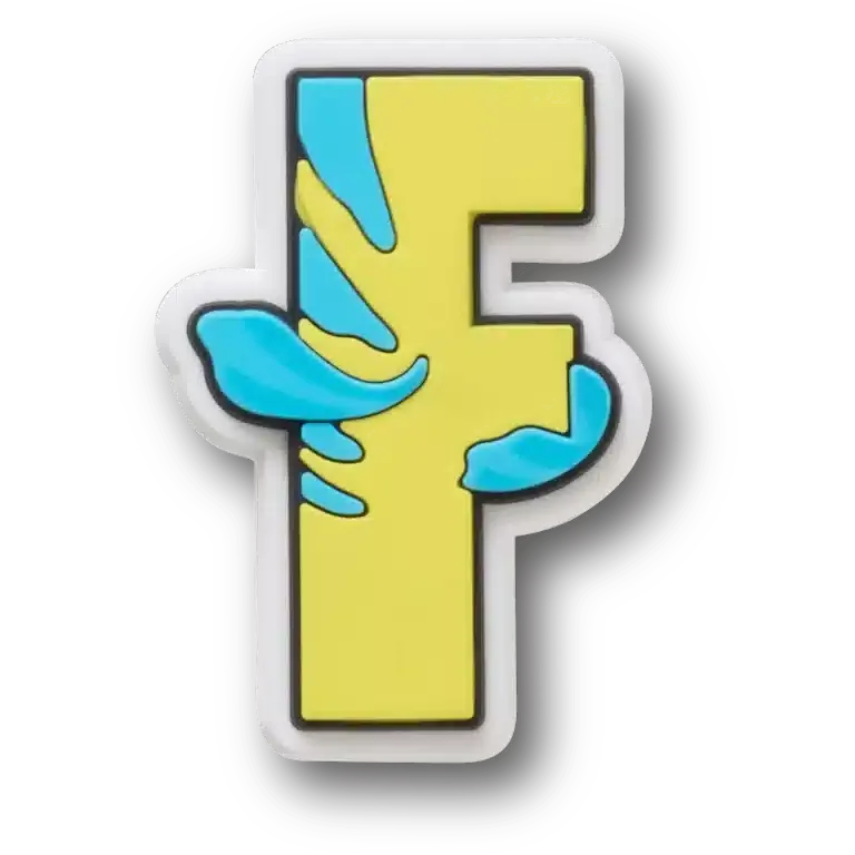 Disney-figuren met de letter F Jibbitz™-bedels Disney-figuren met de letter F Jibbitz™-bedels