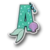 Disney-personage letter A Jibbitz™ bedels Disney-personage letter A Jibbitz™ bedels