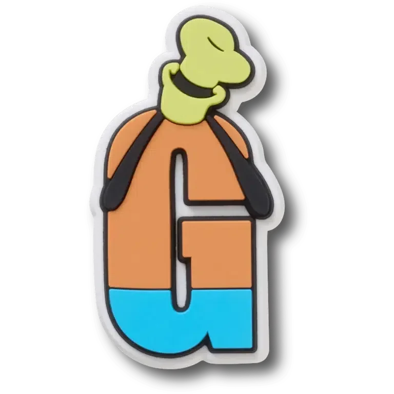 Disney-personage letter G Jibbitz™-bedels Disney-personage letter G Jibbitz™-bedels