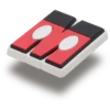 Disney-personage letter M Jibbitz™-bedels Disney-personage letter M Jibbitz™-bedels