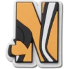 Disney-personage letter N Jibbitz™-bedels Disney-personage letter N Jibbitz™-bedels