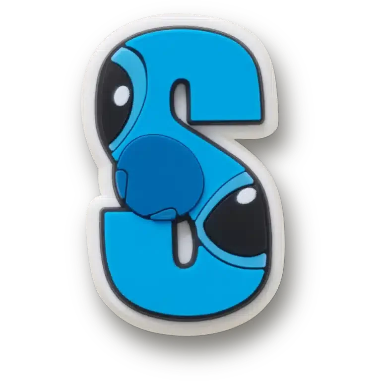 Disney-personage letter S Jibbitz™-bedels Disney-personage letter S Jibbitz™-bedels