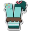 Disney-personage letter V Jibbitz bedels Disney-personage letter V Jibbitz bedels