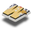 Disney-personage letter W Jibbitz™-bedels Disney-personage letter W Jibbitz™-bedels