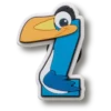 Disney-personage letter Z Jibbitz™-bedels Disney-personage letter Z Jibbitz™-bedels