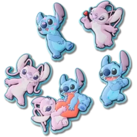 Disney Stitch & Angel 5-pack Jibbitz-schoenbedels