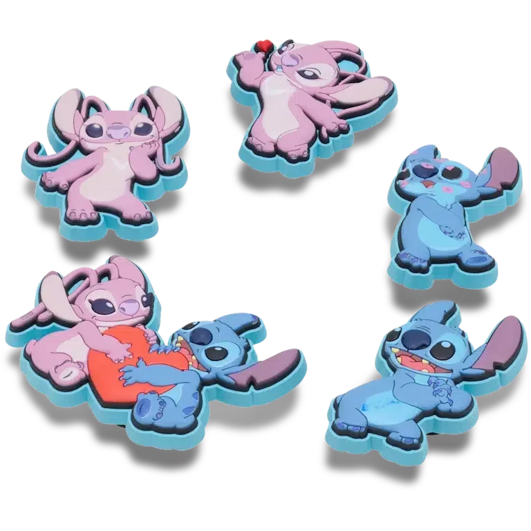 Disney Stitch & Angel 5-pack Jibbitz-schoenbedels Disney Stitch & Angel 5-pack Jibbitz-schoenbedels