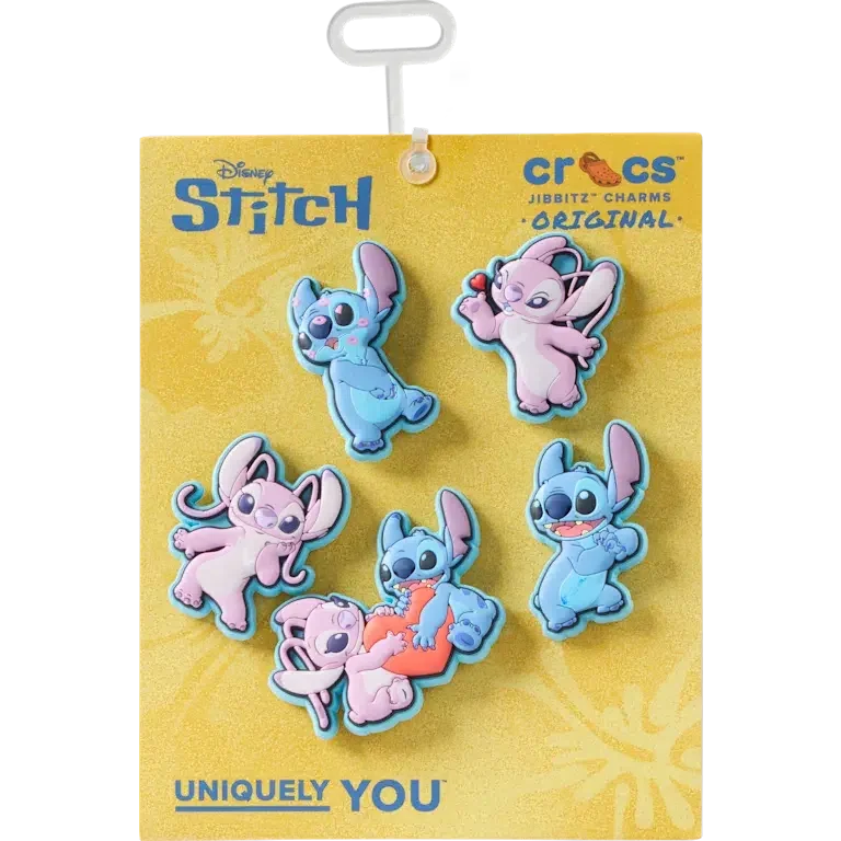Disney Stitch & Angel 5-pack Jibbitz-schoenbedels Disney Stitch & Angel 5-pack Jibbitz-schoenbedels